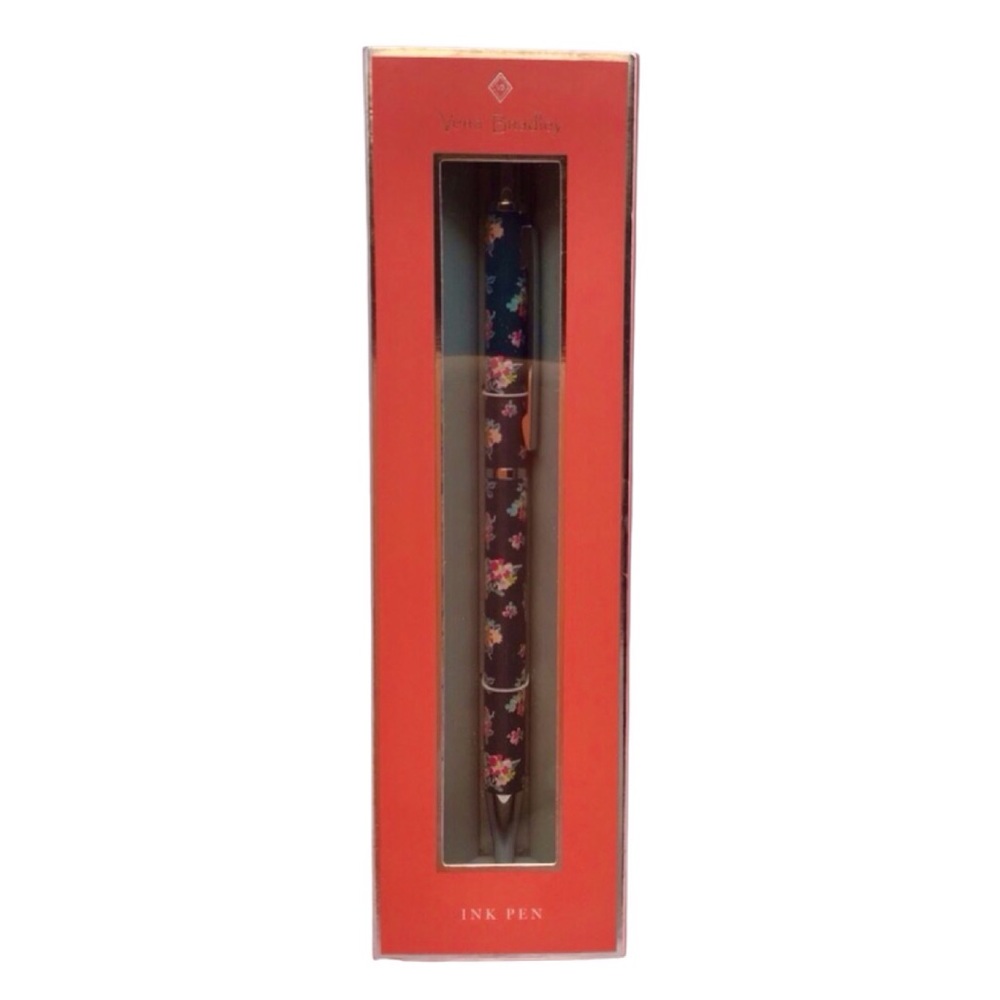 Vera Bradley Metal Click Pen (Tossed Posies) (NWT) - Picture 5 of 6